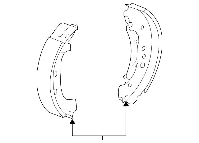 Brake Shoes 1EA-698-525-G - View 2