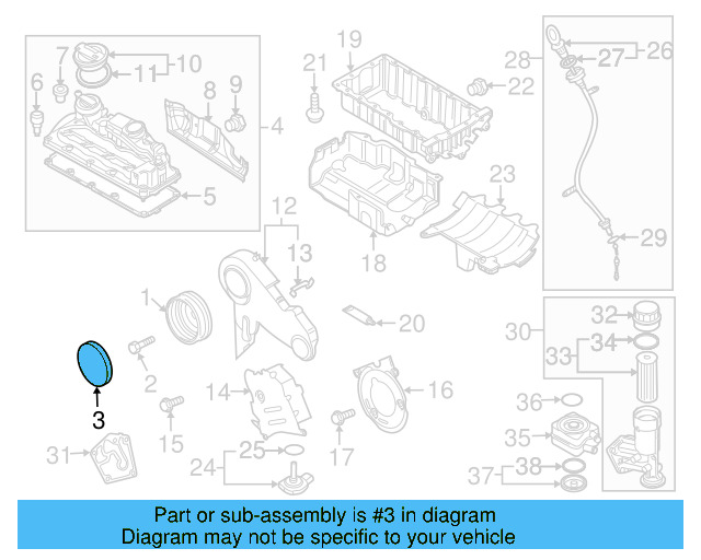 Vibration Damper Cover 038-105-278-A - View 4