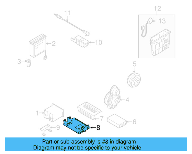 Bracket 1K0-035-883-E - View 21