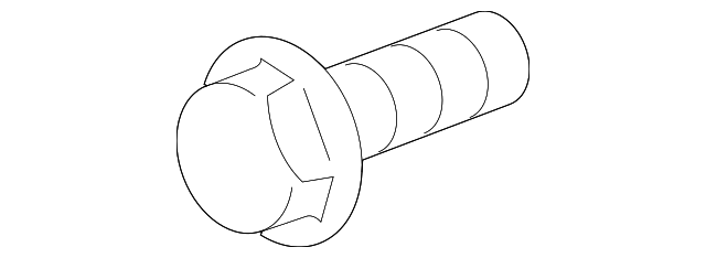 Center Timing Cover Bolt N-100-829-12 - View 3