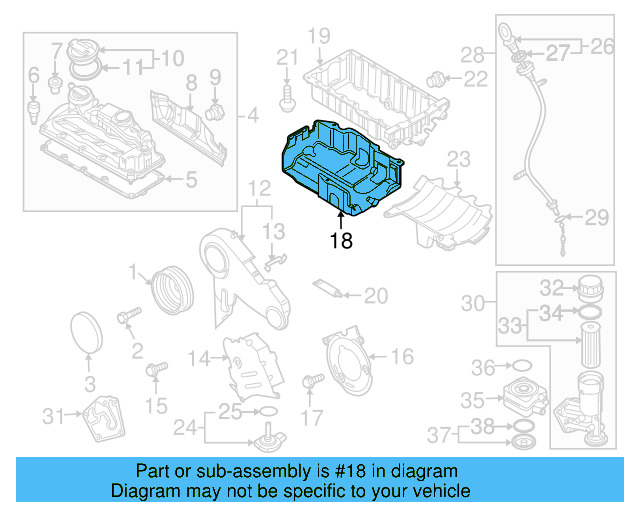 Lower Cover 03L-103-660-C - View 3