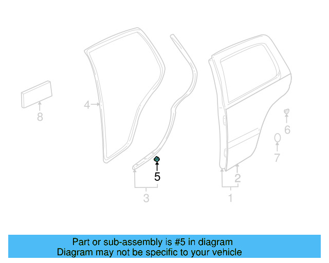Door Weather 1K0-837-299 - View 19