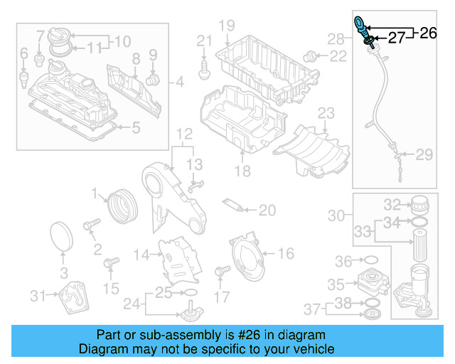 Upper Oil Pan Bolt N-910-506-01 - View 29