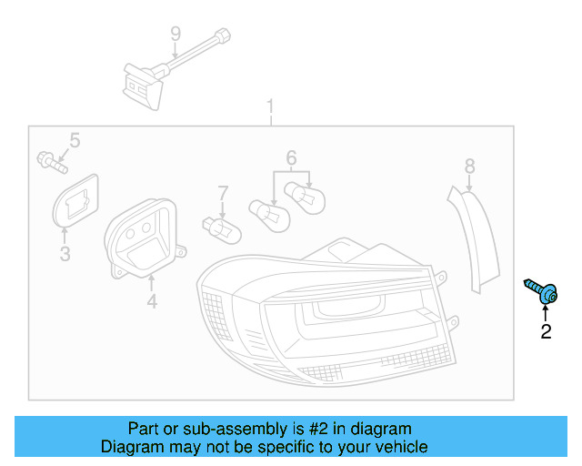 O'head Lamp Bulb N-017-753-5 - View 186