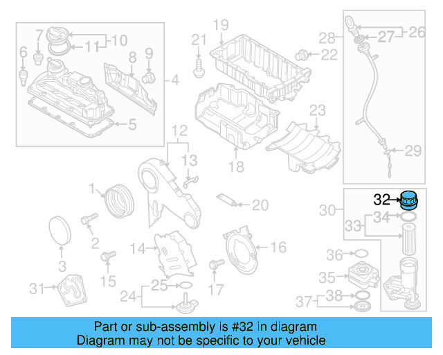 Oil Cooler 038-117-021-E - View 18