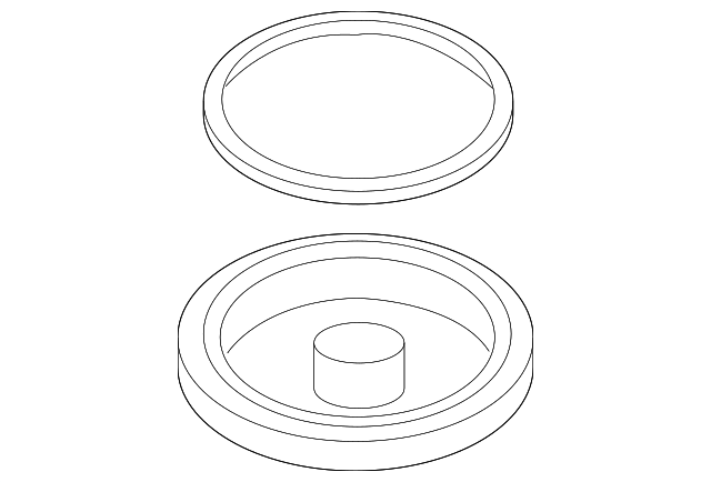 Engine Oil Cooler Cover 038-117-061-B - View 25