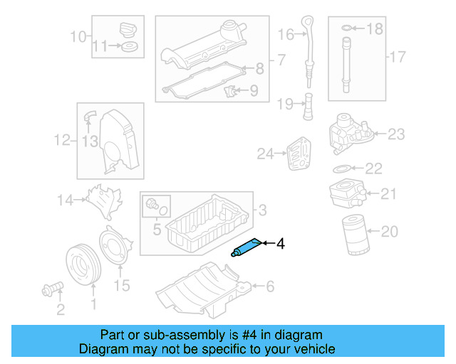Upper Oil Pan Sealer D-176-501-A1 - View 19