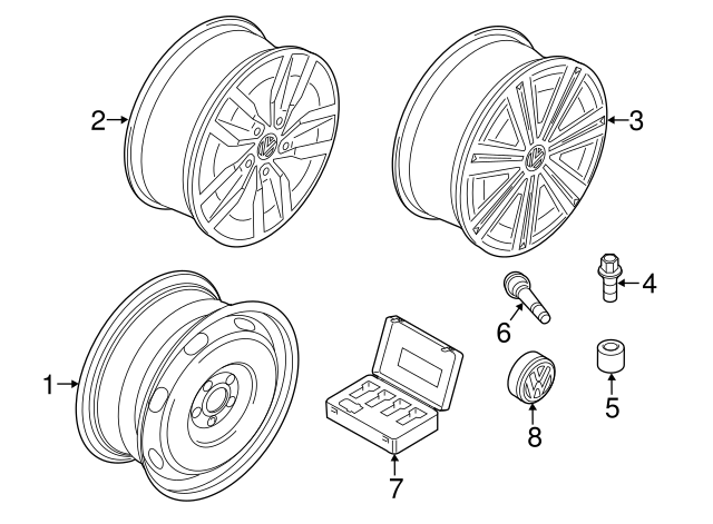 Center Cap 5G0-601-149-YUI