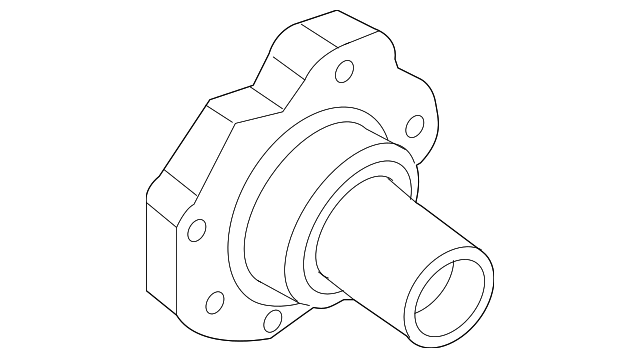 Stub Axle 5C0-501-117-B - View 3