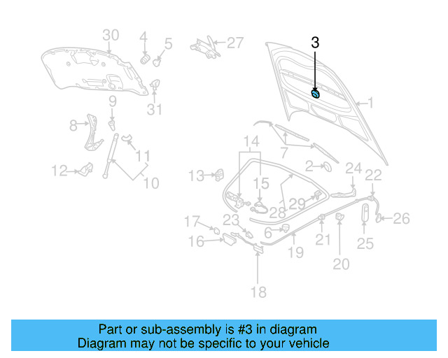 Door Shell Plug 191-807-196 - View 11