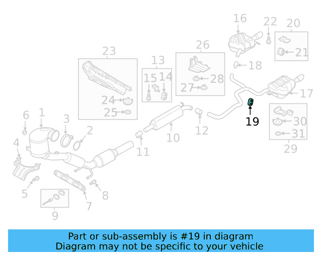 Muffler & Pipe Retainer Ring 1K0-253-147-E - View 33