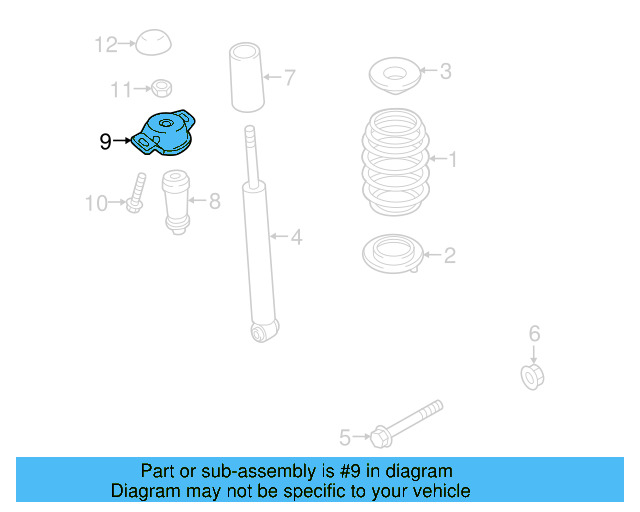Shock Mount 5Q0-513-353-E - View 4