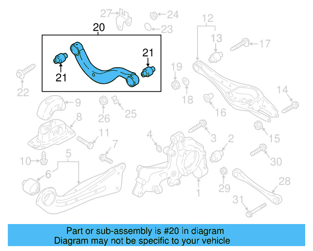 Upper Control Arm 5Q0-505-323-C - View 27