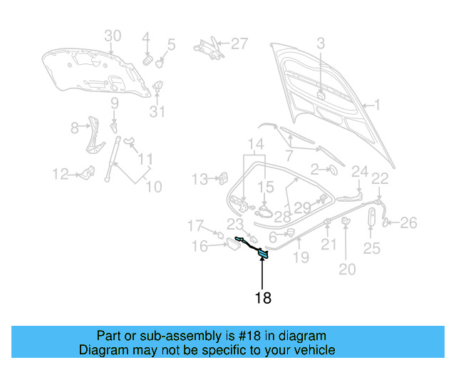 Release Cable 3D1-823-531-F - View 4