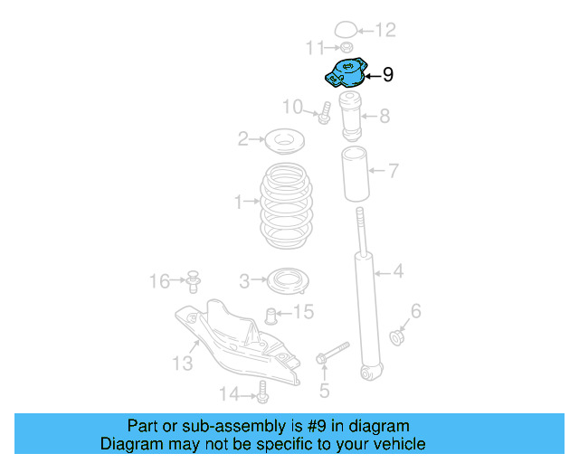 Shock Mount 5Q0-513-353-L - View 4