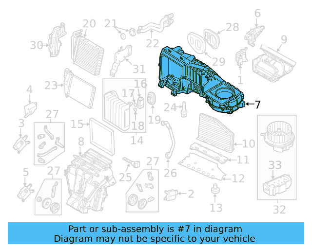 AC & Heater Case 561-898-063 - View 5