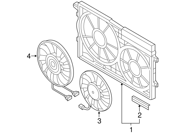 Fan & Motor 1K0-959-455-EA - View 18