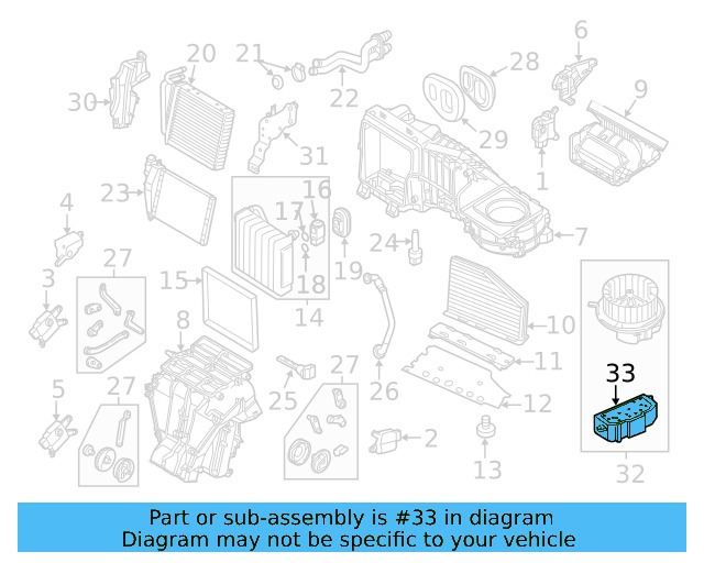 HVAC Blower Motor Control Module 3C0-907-521-G - View 34