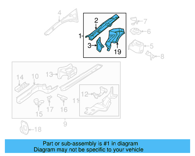 Apron Assembly 3C8-805-115 - View 3