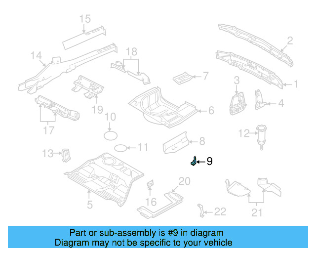 Floor Extension Clamp 3U0-802-369