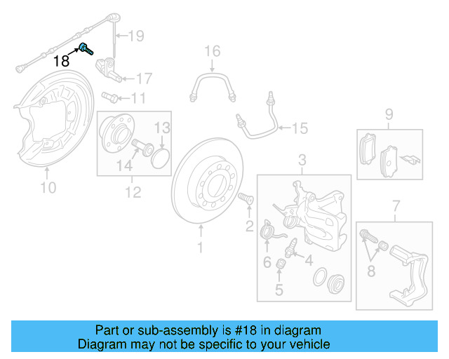 Speed Sensor Bolt N-014-740-11 - View 9