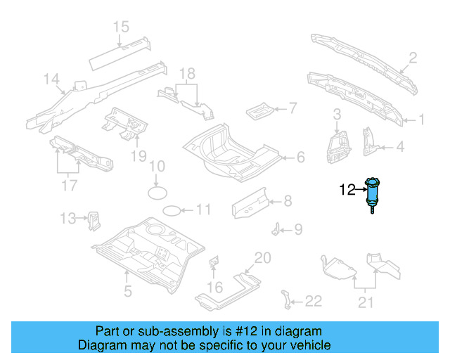 Spare Tire Retainer 8D0-803-899-F - View 8