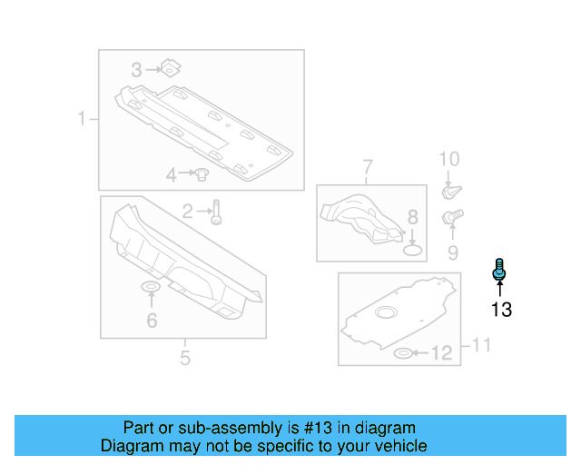 Lower Panel Screw N-904-718-02 - View 11