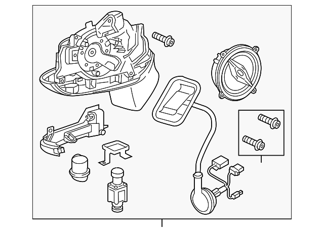 Mirror Assembly 7P6-857-508-A-9B9 - View 2