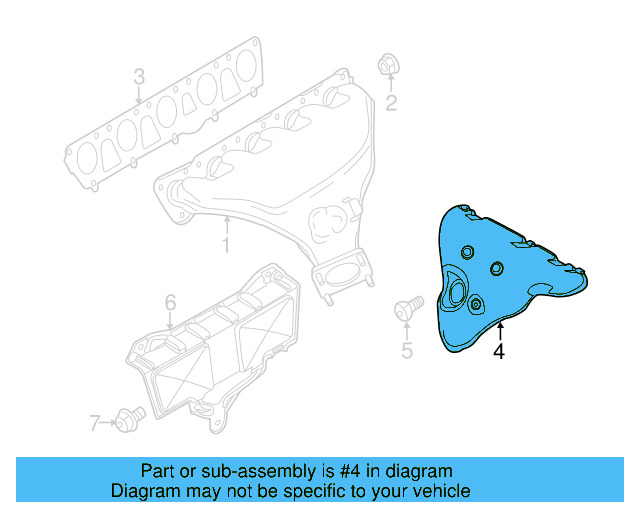 Heat Shield 07K-253-041-H - View 6