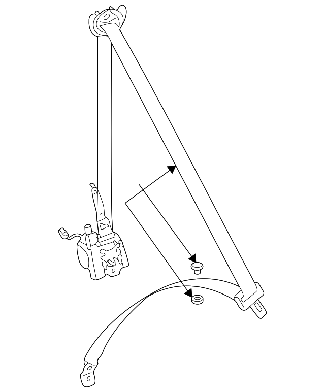 Seat Belt Assembly 11B-857-705-J-RAA