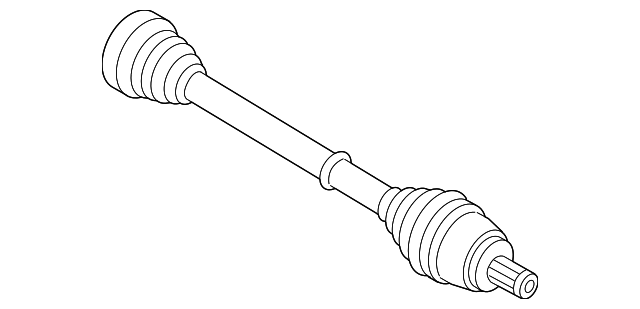 Axle Assembly 1K0-501-203-F - View 2