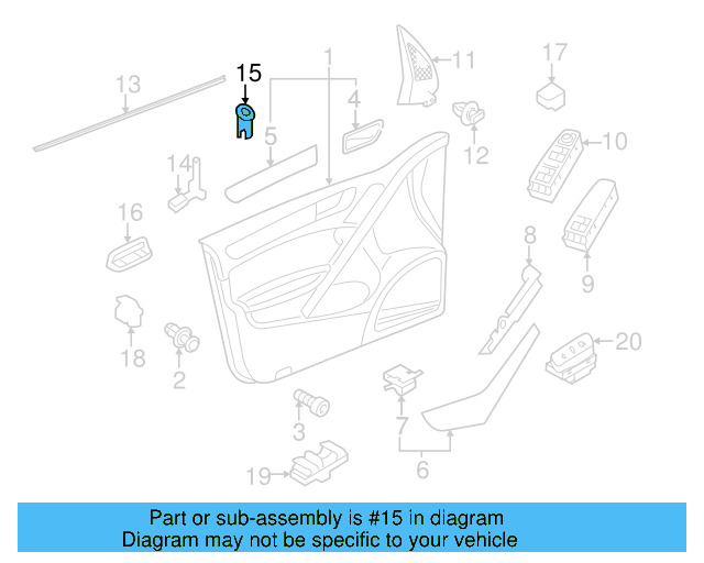 Warning Lamp Sleeve 3C0-919-242-9B9 - View 41