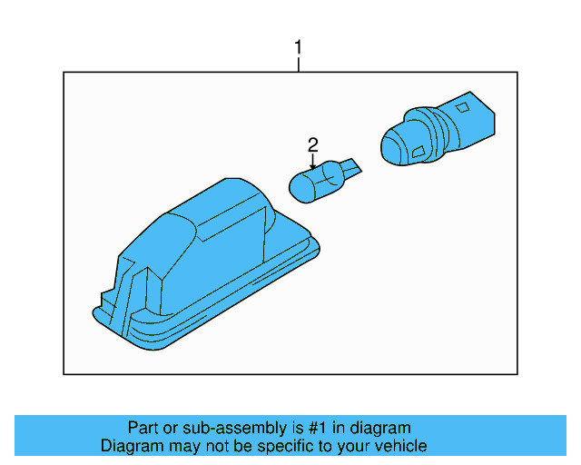 License Lamp 1K8-943-021 - View 21