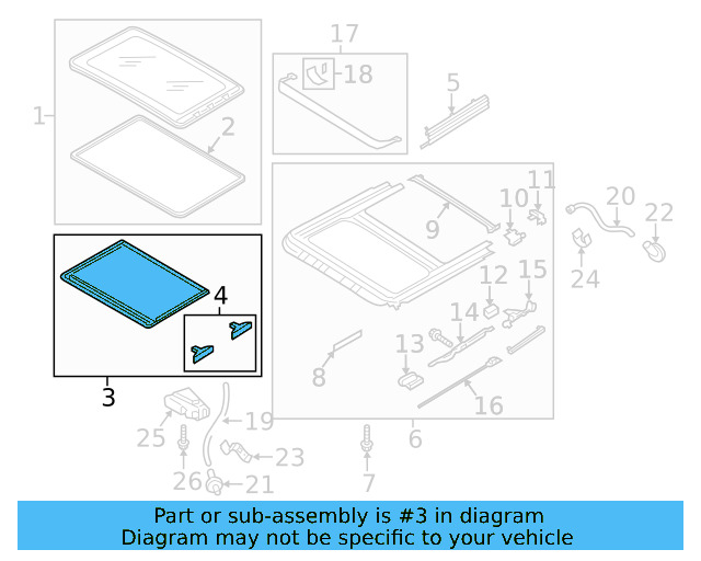 Sunshade 561-877-255-A-CE6 - View 2