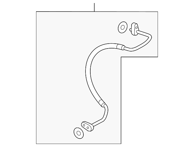 A/C Refrigerant Discharge Hose 7P0-820-721-L - View 5
