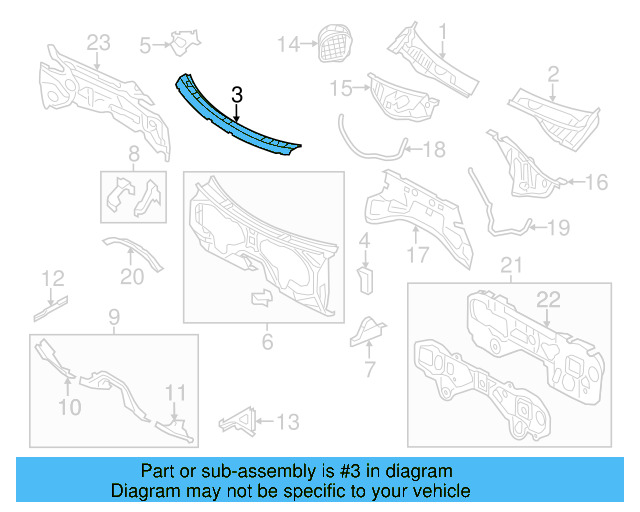 Cowl 7P0-806-713-B - View 4