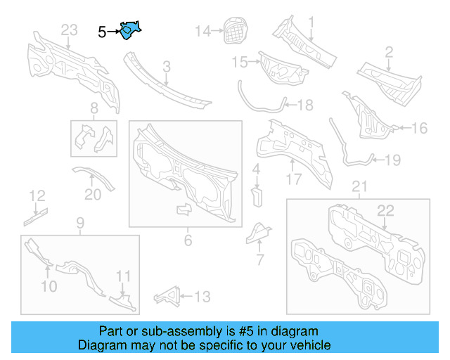 Cover Plate 7P0-805-812 - View 2
