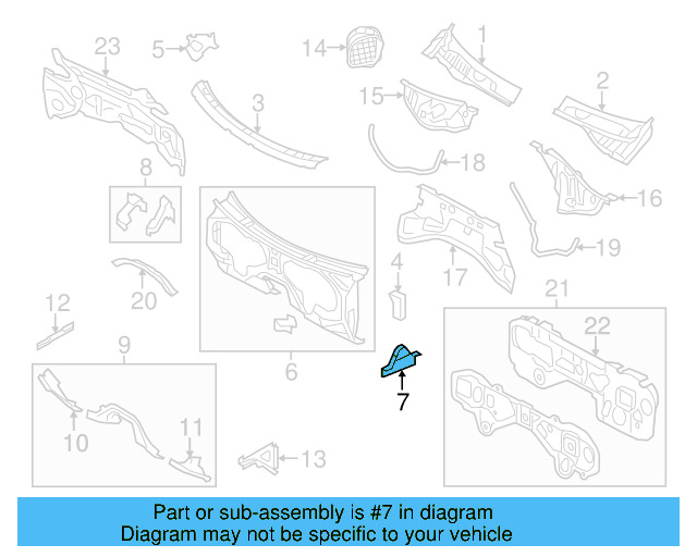 Dash Panel Mount 7P6-805-887-A