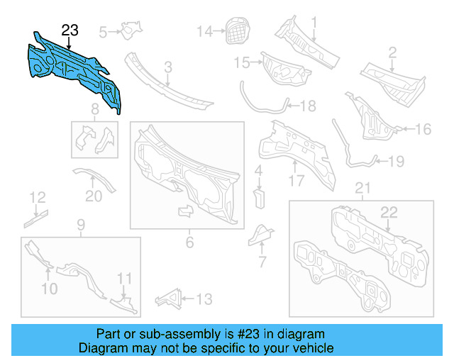 Sound Absorber 7P0-863-983-E - View 9