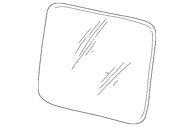 Rear Glass 723-845-331-E - View 2