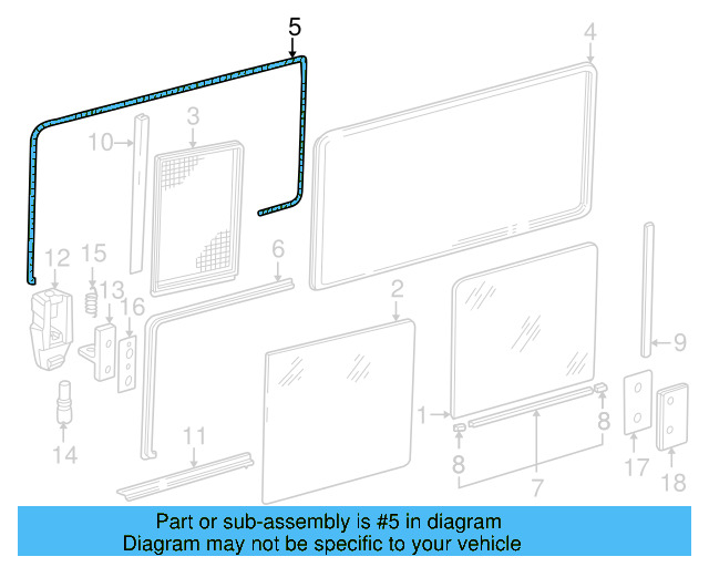 Weatherstrip 701-847-759 - View 4