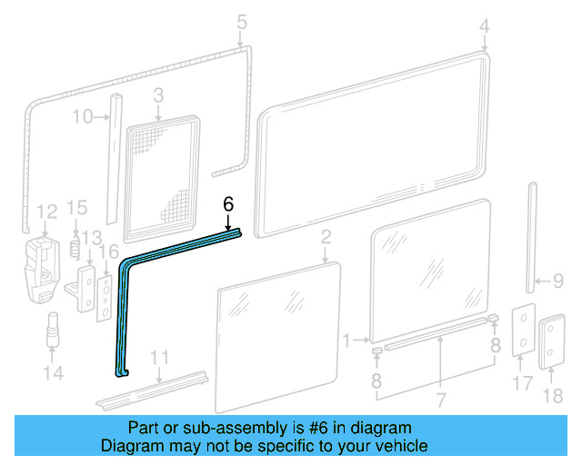 Weatherstrip 701-847-759 - View 6