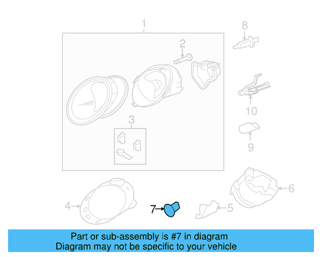 Bracket 1C0-906-329-F - View 11