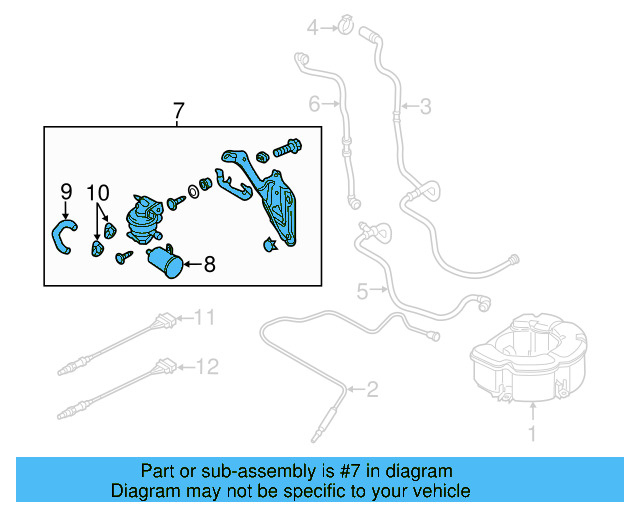 Evaporative Emissions System Leak Detection Pump 1K0-906-201-D - View 36