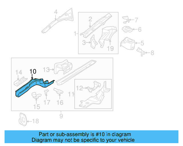 Rail 3C0-803-106 - View 3