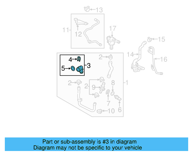 Lower Coupling 1K0-122-291-BM - View 27
