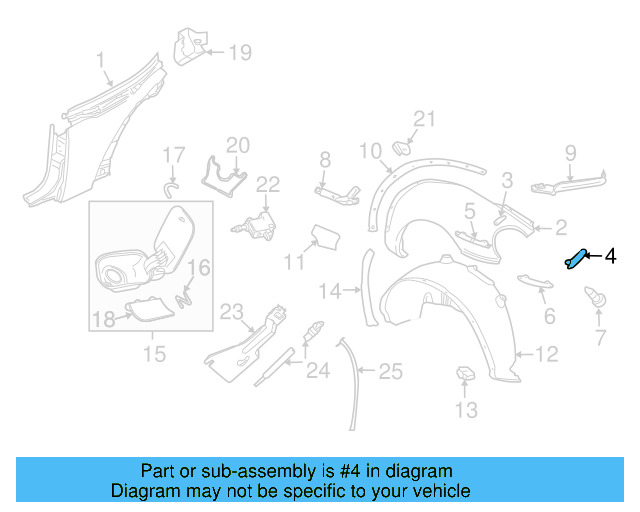 Retainer Plate 1C0-821-255-AB - View 11