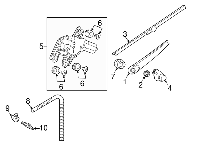 Hose 2D0-955-962 - View 112