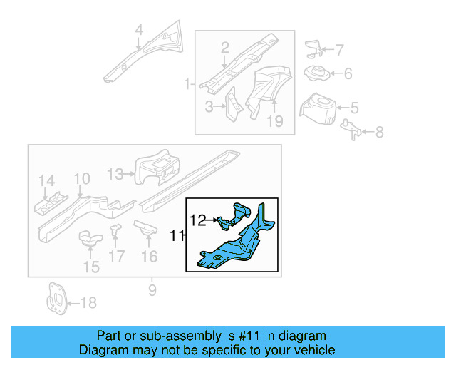 Rear Reinforced 3C0-804-105-A - View 4