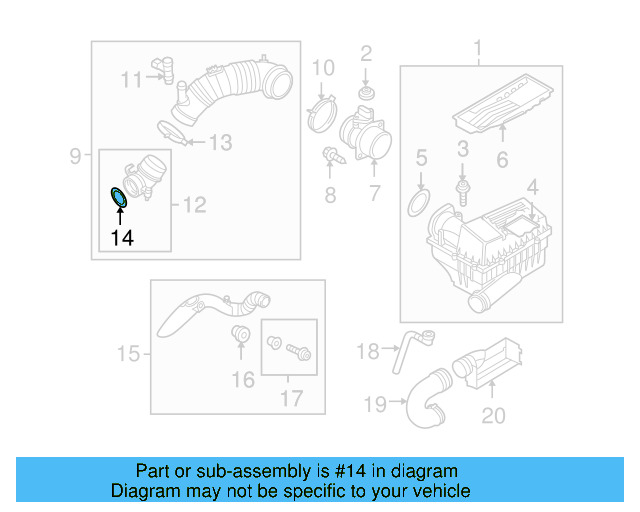 Adapter Seal 3C0-129-646 - View 21